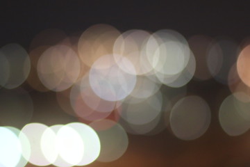 abstract background with bokeh lights