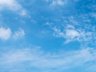 blue sky with white clouds