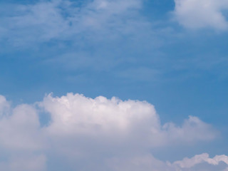 blue sky with clouds