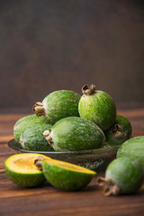 the season of fragrant and sweet feijoa came
