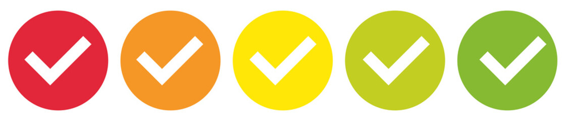 Haken / Bewertung / Buttons