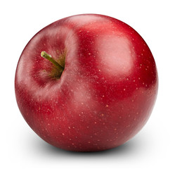 Red apple isolated on white