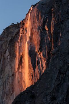 Firefall in Yosemite National Park, California