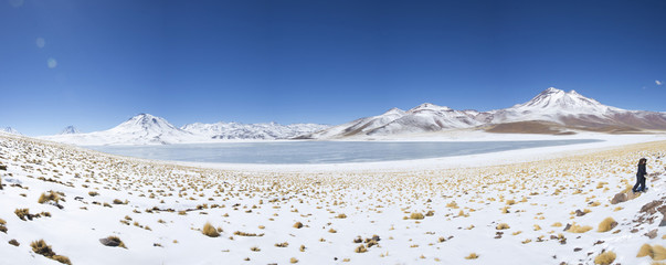Snow in the Atacama Desert