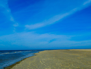 Einsamer Strand St Peter-Ording