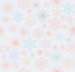 vector Christmas snowflake