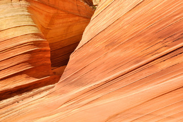 The Wave, sandstone in Coyote Buttes North, Arizona, USA