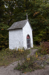Fototapeta premium chapel in countryside