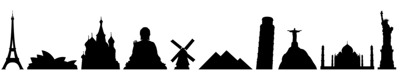 Reisen / Sehenswürdigkeiten / Symbole / Welt