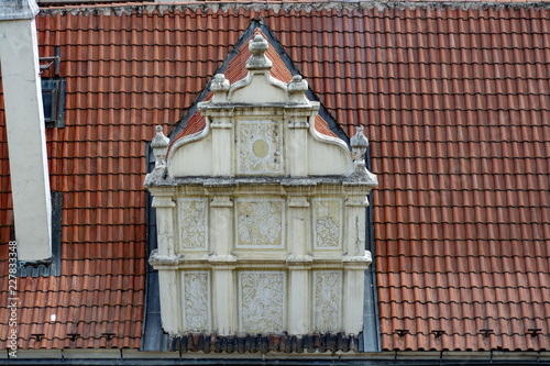 Attic On The Roof With A Decorative Pattern In Place Of False Attic On The Roof With A Decorative Pattern In Place Of False Windows