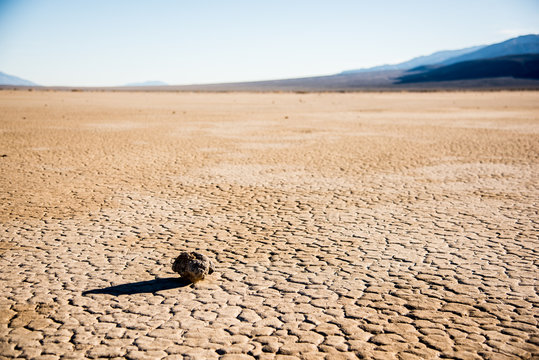 Lonely Rock in Death Valley