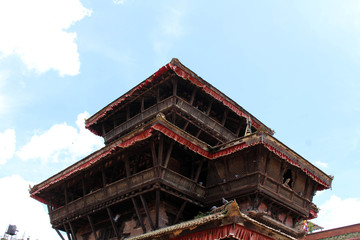 The details of temples around Bhaktapur Durbar Square (under reconstruction)