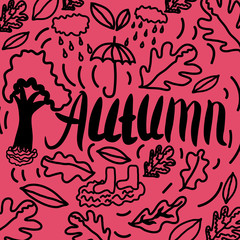 Obraz premium Autumn illustration