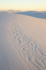 Stark and beautiful landscapes in New Mexico's White Sands National Monument