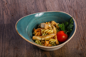 Pasta with chicken