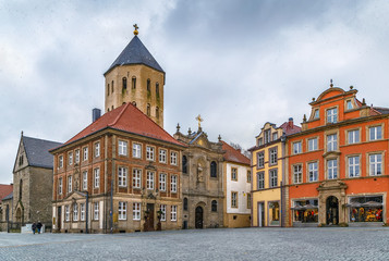 Market square, Paderborn, Germany