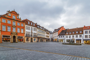 Fototapeta na wymiar Market square, Paderborn, Germany
