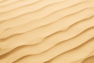 Fototapeta na wymiar top view of sand dunes as textured background