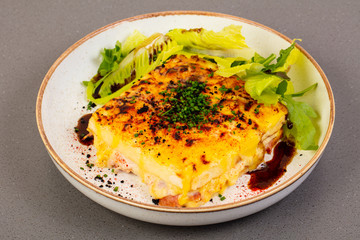 Croque-monsieur sandwich