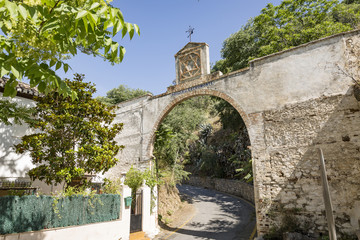 Fototapeta na wymiar Abadia del Sacromonte - gate to the Sacromonte Abbey in Granada, Andalusia, Spain