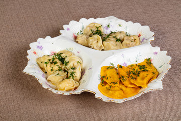 Russian traditional dumplings