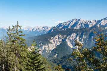 Deutsche Alpen bei Garmisch-Partenkirchen