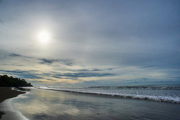 El Cuco Black Sand Beach, El Salvador