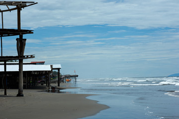 El Cuco Black Sand Beach, El Salvador