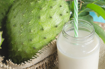 Soursop (also graviola, guyabano, and in Latin America, guanábana) is the fruit of Annona...