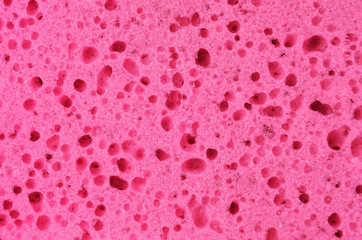 Spongy foamed rubber