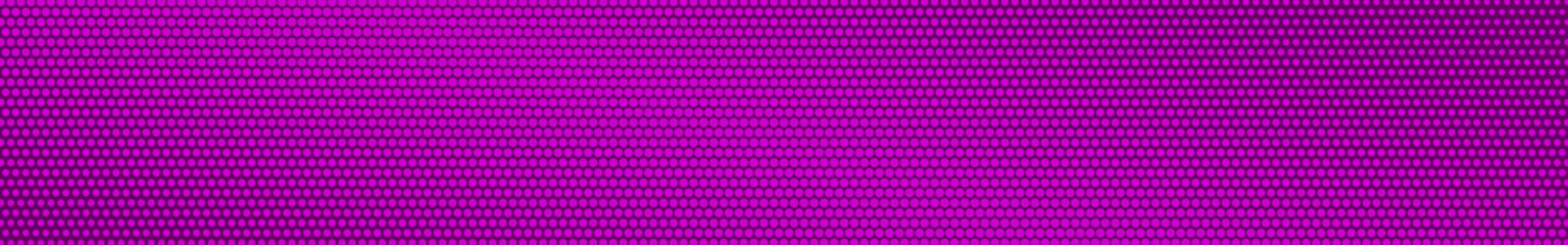 Abstract halftone gradient horizontal banner in purple colors