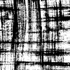 Vector grunge background. Black and white brush stroke pattern