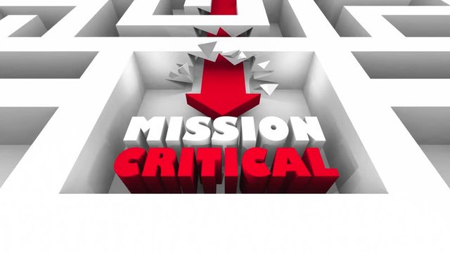 Mission Critical Important Goal Reached Achieved Maze 3d Animation