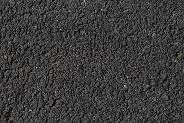 close up of an asphalt road 