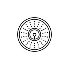 Smart smoke detector icon. Element of smart house icon for mobile concept and web apps. Thin line Smart smoke detector icon can be used for web and mobile