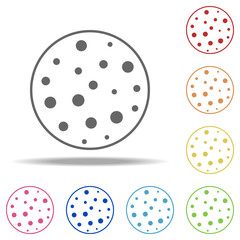 Fototapeta premium germs in vitro icon. Elements of Bacteria in multi color style icons. Simple icon for websites, web design, mobile app, info graphics