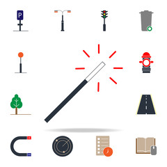 Obraz premium colored magic wand icon. web icons universal set for web and mobile