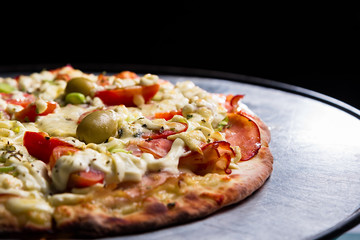 pizza on the table