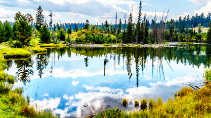 Wallender Lake along the Lac Le Jeune Road near Kamloops, British Columbia, Canada

