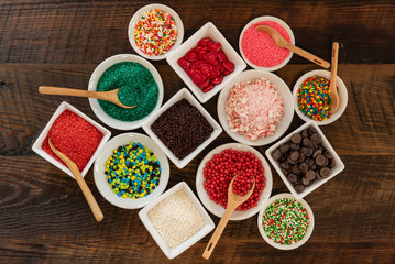 Spoons in Variety of Sprinkles