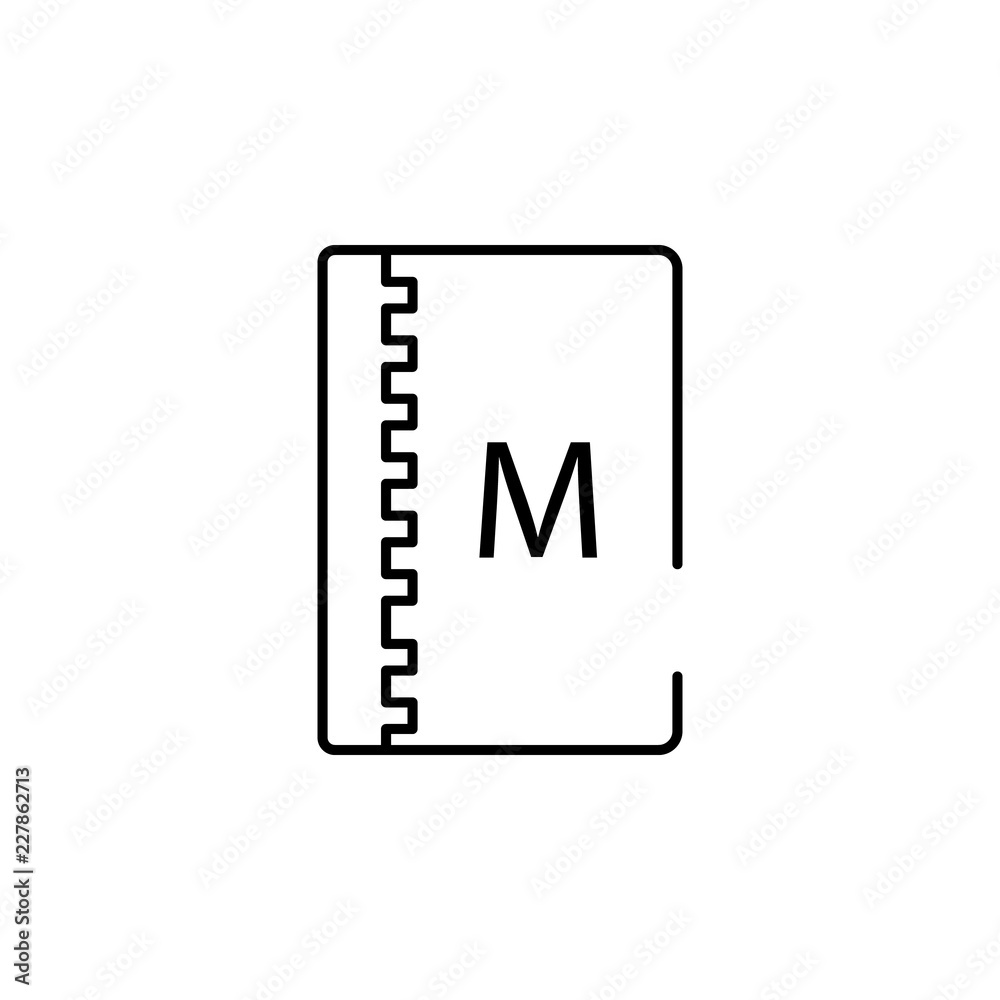 Poster note, pen icon. element of bar for mobile concept and web apps iicon. thin line icon for website des