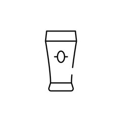 pint icon. Element of bar for mobile concept and web apps iicon. Thin line icon for website design and development, app development. Premium icon