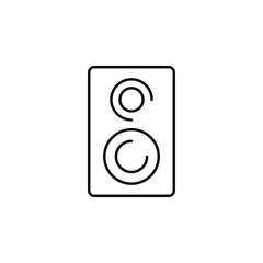 speakers icon. Element of bar for mobile concept and web apps iicon. Thin line icon for website design and development, app development. Premium icon