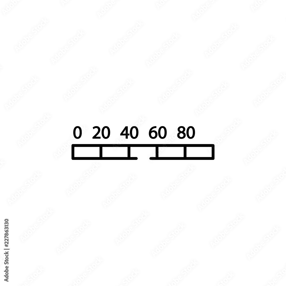 Poster speedometer in line icon. element of speed icon for mobile concept and web apps. thin line speedomet