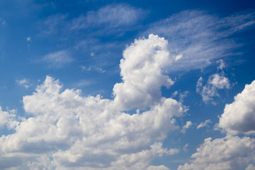 Cumulonimbus clouds, dramatic sky