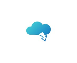 Obraz premium Cloud logo