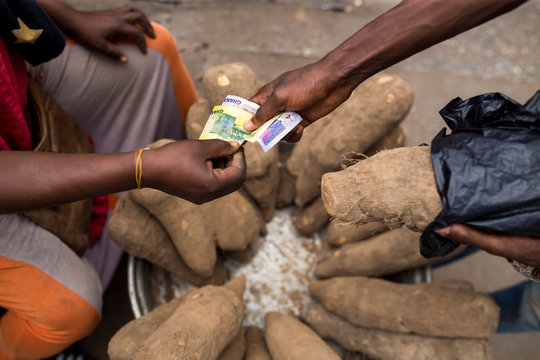 Buying Yams in Accra
