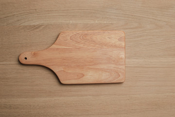wooden table top with Kitchen ware for background