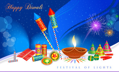 Obraz premium An assortment of crackers to light up the Diwali festivities