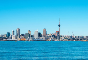 Obraz premium Auckland City View from Bayswater Wharf Auckland New Zealand